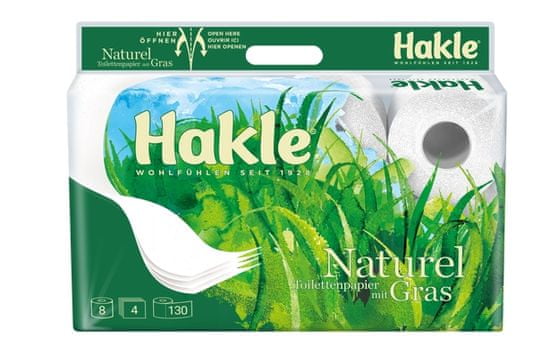 Hakle Hakle, Naturel, Toaletní papír, 8 rolí