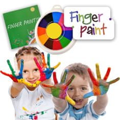 Cool Mango Sada barev na ruční malování - FingerPaint