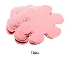 Grip Shop 12x růžová protiskluzová samolepka na schody, vanu, sprchu 10cm x 10cm, květ