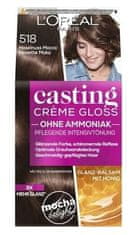 Loreal Professionnel Loreal, Casting Creme Gloss, barva na vlasy, odstín 518 Hazelnut Mokka, 1 kus