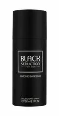 Antonio Banderas 150ml seduction in black, deodorant