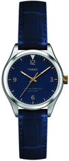Timex The Waterbury TW2R69700, s modrým koženým řemínkem