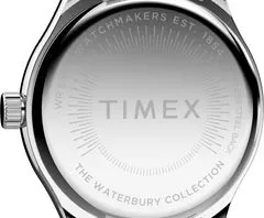 Timex The Waterbury 34 mm, se stříbrným ocelovým řemínkem