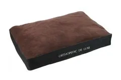 O´ lala Pets Ortopedická matrace De Luxe 90 x 60 cm, pelech pro psy A21, hnědá