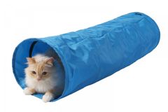 O´ lala Pets Tunel pro kočky 100 x 30 cm modrá