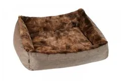O´ lala Pets Couch ortopedický pelech pro psy 80x60 cm tmavě hnědá
