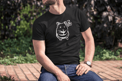 Fenomeno Pánské tričko Křeček - černé Velikost: L