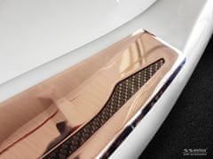 Avisa Ochranná lišta hrany kufru BMW X3 2017- (G01, žlutá ocel, carbon)