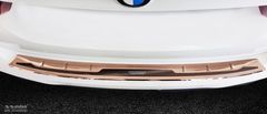 Avisa Ochranná lišta hrany kufru BMW X3 2017- (G01, žlutá ocel, carbon)