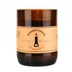 AROMKA Přírodní vonná svíčka sójová - aromka - pivní láhev v krabičce, 150 ml - šalvěj
