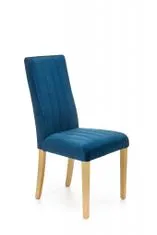 Halmar Čalouněná jídelní židle DIEGO 3, tmavě modrá, buk