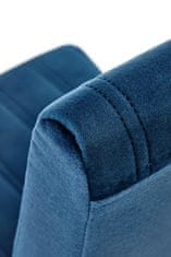 Halmar Čalouněná jídelní židle DIEGO 3, tmavě modrá, buk