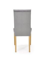 Halmar Čalouněná jídelní židle DIEGO 3, šedá
