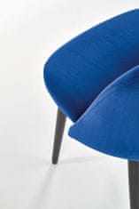 Halmar Čalouněná jídelní židle K384, tmavě modrá