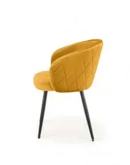 Halmar Čalouněná jídelní židle K430, žlutá