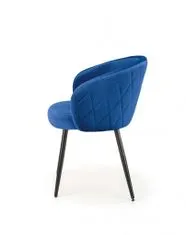 Halmar Čalouněná jídelní židle K430, tmavě modrá