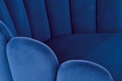 Halmar Čalouněná jídelní židle K410, tmavě modrá