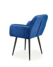 Halmar Čalouněná jídelní židle K429, tmavě modrá
