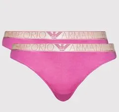 Emporio Armani Dámské kalhotky 163334 2R235 05873 - růžová - Emporio Armani M Růžová
