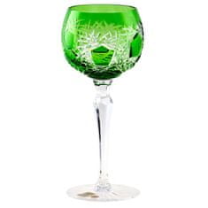 Caesar Crystal Sklenice na víno Frost, barva zelená, objem 190 ml
