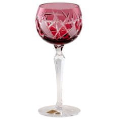 Caesar Crystal Sklenice na víno Mars, barva rubín, objem 190 ml