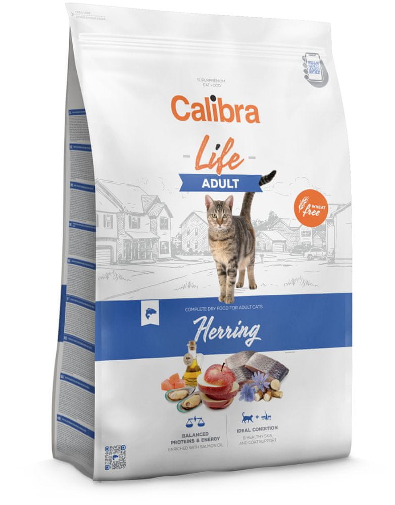 Levně Calibra Cat Life Adult Herring 6 kg