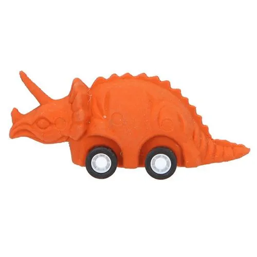 Dino World ASST | Gumový dinosurus , Triceratops - oranžový | 0411893_A