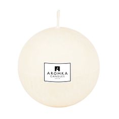 AROMKA Přírodní vonná svíčka palmová - AROMKA - Koule, 10 cm Vůně: Aloe Vera