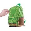 Dětský batoh Minecraft zeleno-hnědý