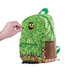 Pixie Crew Dětský batoh Minecraft zeleno-hnědý