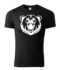 Fenomeno Dětské tričko Medvěd - černé Velikost: 146 cm/10 let