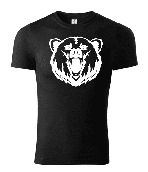 Fenomeno Dětské tričko Medvěd - černé Velikost: 110 cm/4 roky