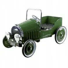 Goki Auto Hračka na ježdění Zelené auto s pedály