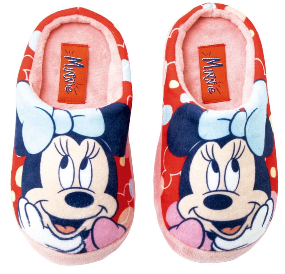 Disney dívčí pantofle Minnie Mouse WD14741 růžová 27