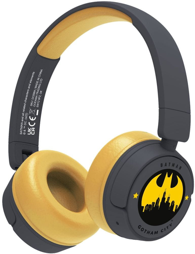 OTL Technologies Batman Gotham City dětská bezdrátová sluchátka