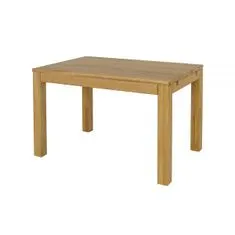 eoshop Jídelní rozkládací stůl ST302, 140x(75/77)x90, dub (Výška: 77, Délka: 90, Deska stolu: 4, Křídlo: 2 křídla 90 cm, Barva dřeva: Přírodní (lakovaná), Hrana stolu: S5)