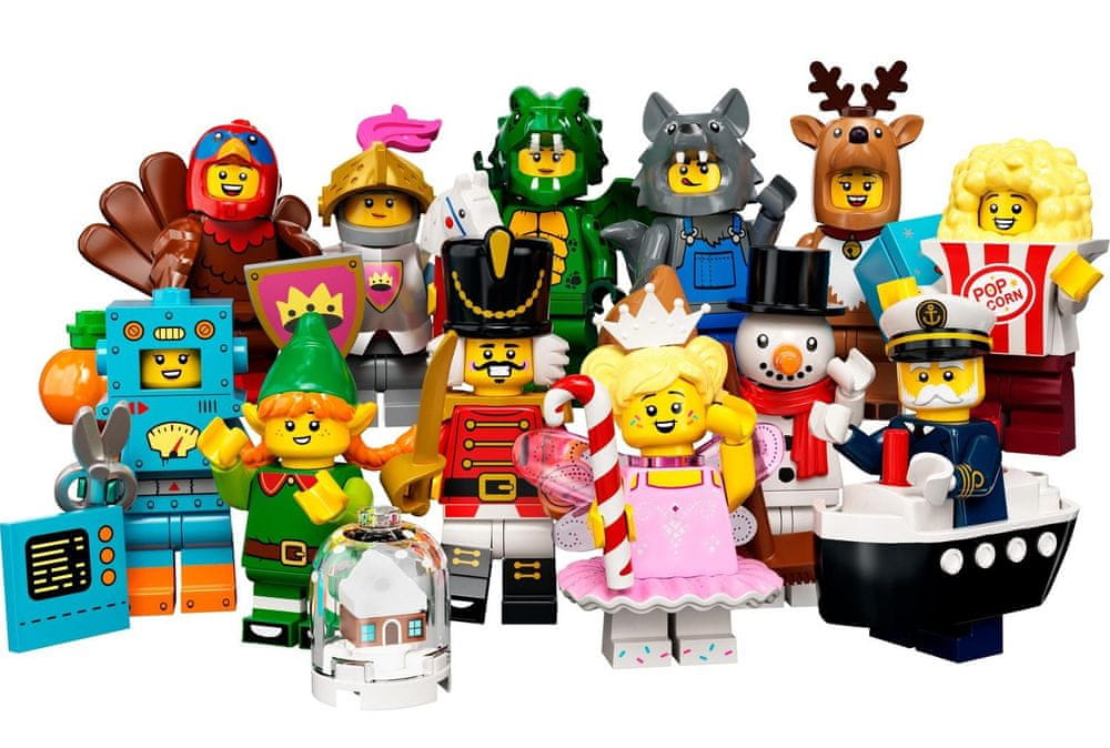 LEGO Minifigurky 71036 23. série – sada 6 minifigurek - rozbaleno