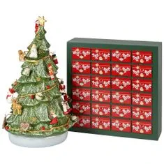 Villeroy & Boch Adventní kalendář CHRISTMAS TOYS MEMORY Stromek s ozdobičkami
