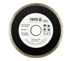 YATO Plný diamantový kotouč 125 X 22,2 mm 6013