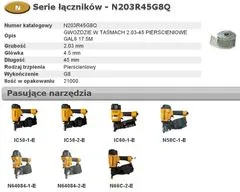 Bostitch Hřebíky v pásech N55 2,03-45 Kroužek pozinkovaný G8 21 000St.