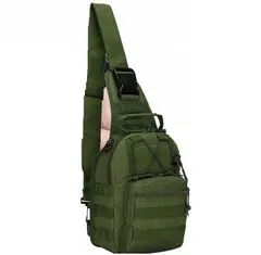 Foxter Vojenský turistický batoh na rameno, zelený