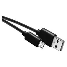 Emos USB kabel 2.0 A/M - micro B/M 2m černý.
