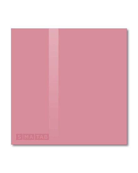 SMATAB® Růžová perlová skleněná pracovní a kancelářská tabule 40 × 60 cm