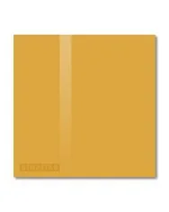 SMATAB® skleněná magnetická tabule žlutá neapolská 48 × 48 cm