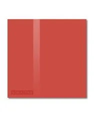 SMATAB® skleněná magnetická tabule červená korálová 48 × 48 cm