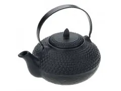 Orientální čajová konvice v okovaném stylu černá
