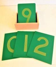 Montessori pomůcky Smirkové číslice s krabičkou
