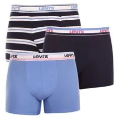 Levis 3PACK pánské boxerky vícebarevné (701205104 002) - velikost M