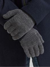 Jack&Jones Pánské rukavice JACHENRY 12158446 Dark Grey Melange