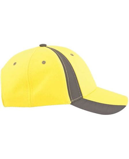 ARDON SAFETY Baseballová čepice TWINKLE s reflex. pruhy žlutá